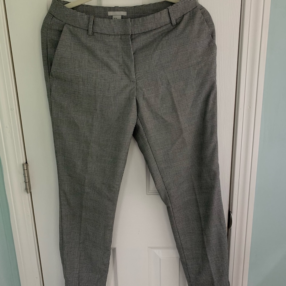 H&M gingham trousers
